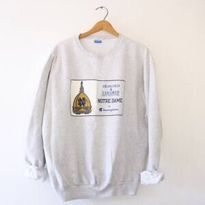 Vintage University of Notre Dame Fighting Irish Champion Sweatshirt XXL 2XL